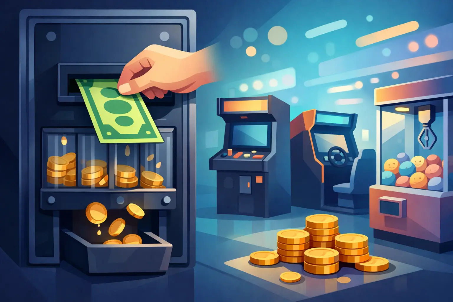 Dollar Bill Coin Changer for Better Arcade Play
