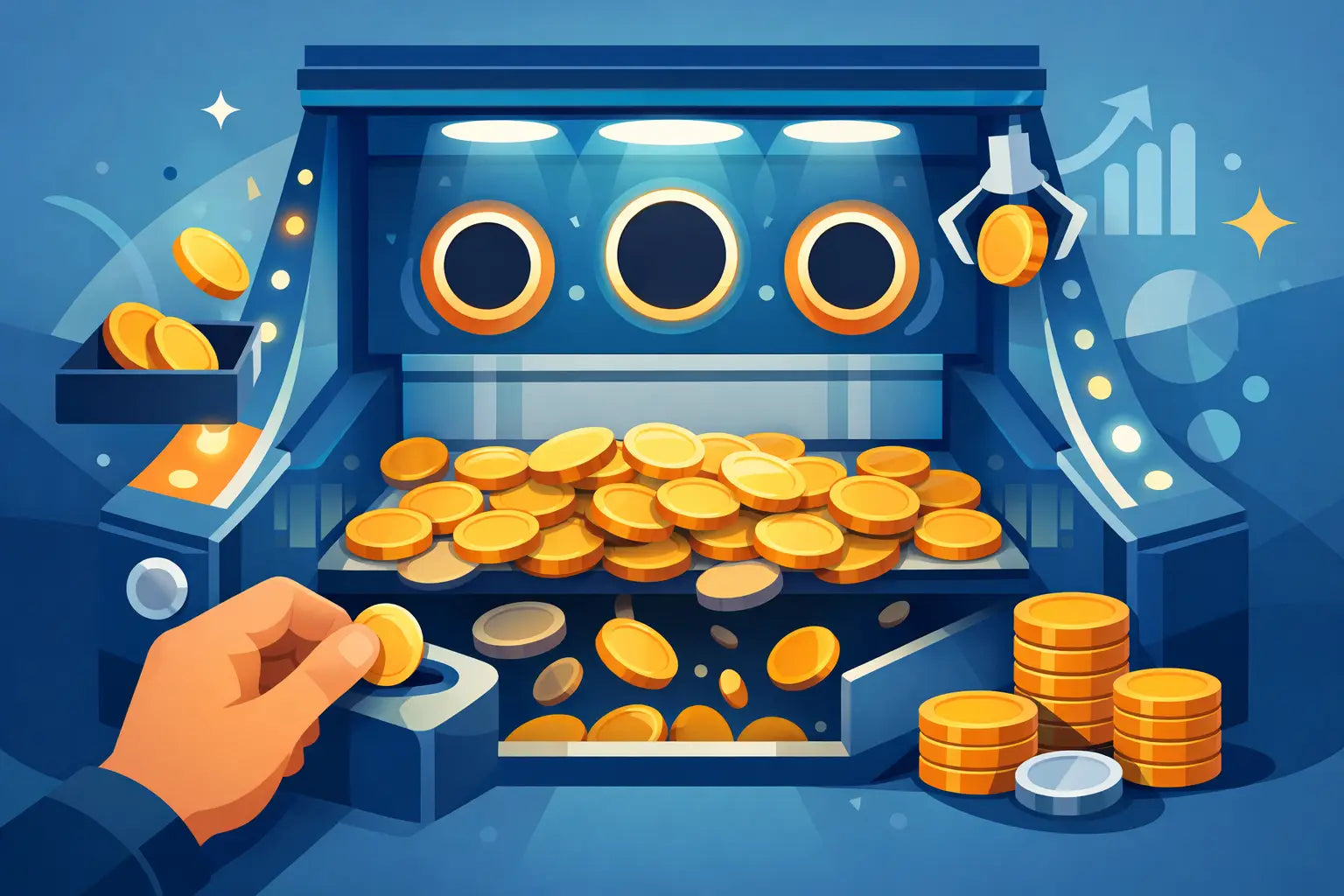 Bonus Hole Coin Pusher Game Guide