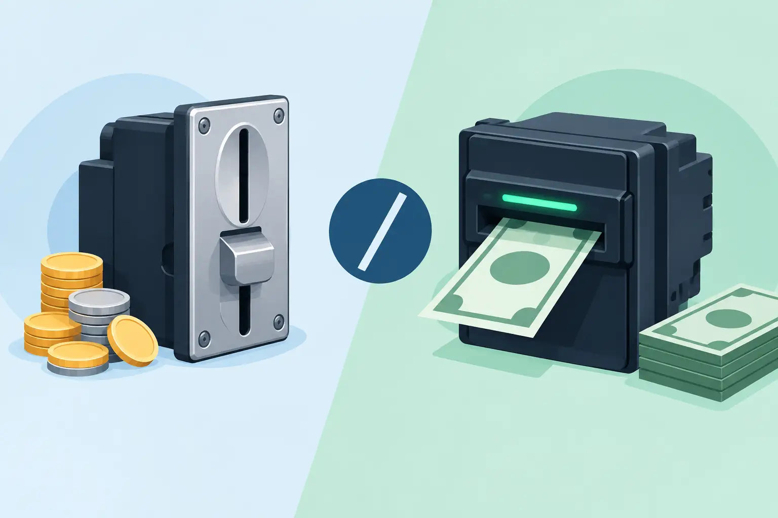 Coin Acceptor Versus Bill Validator: Which Wins?