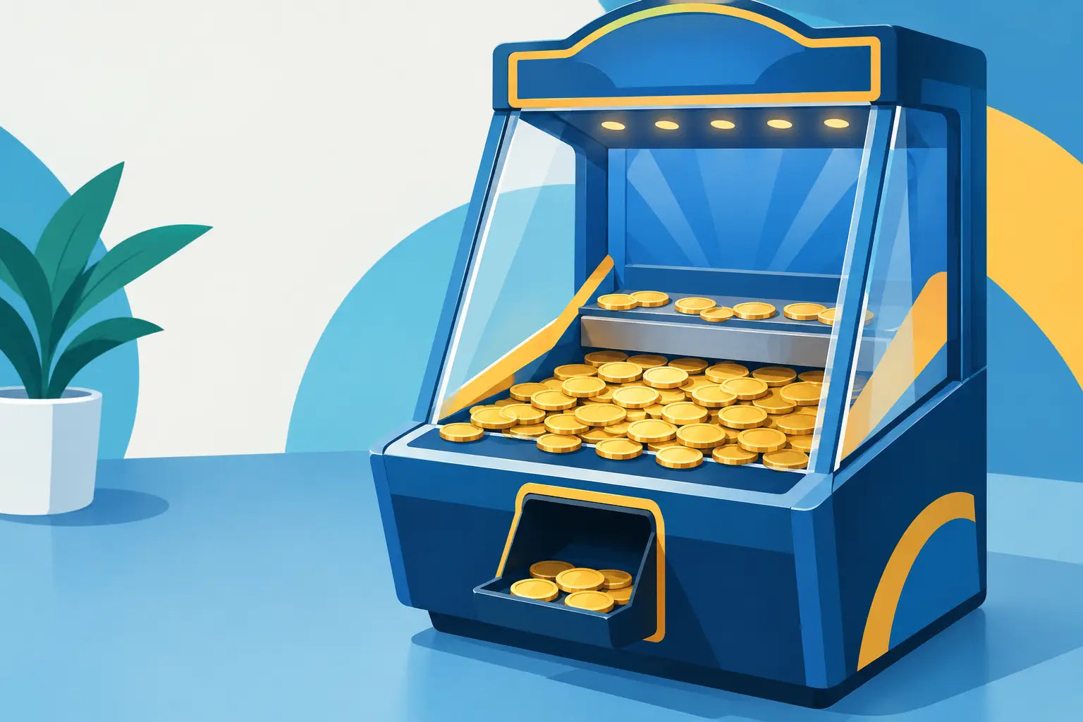 Token Coin Pusher Machines That Keep Play Going