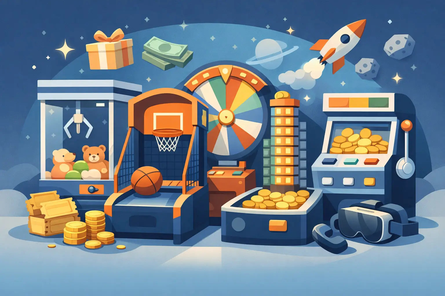 8 Top Redemption Games for Adults That Earn Space