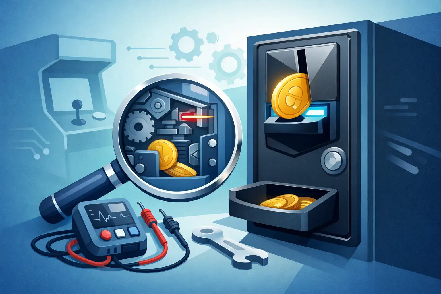How to Diagnose Arcade Coin Acceptors Fast