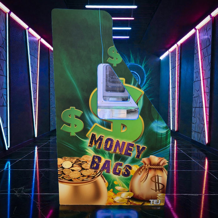 *WHEEL FEATURE* Coin Quarter Pusher Machine Trusted Seller* Money Bags