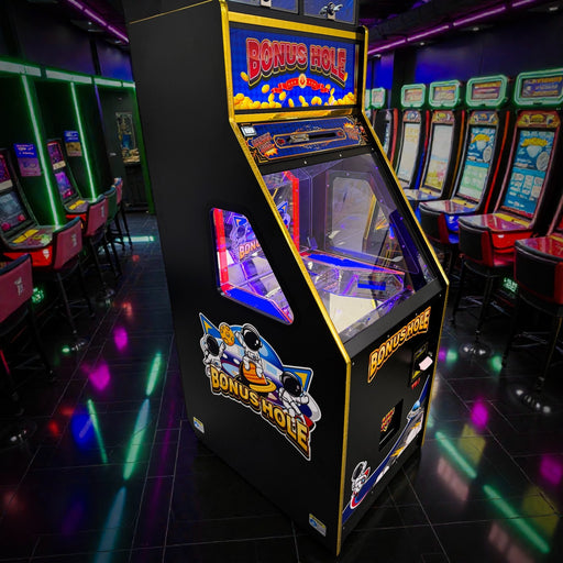 Coin Quarter Pusher Machine W/ Bill Coin Changer & Bonus Hole