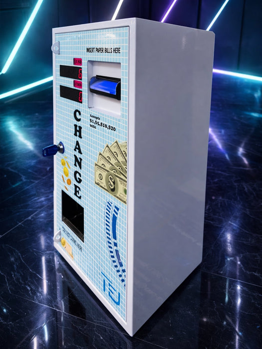 TEJ COIN BILL CHANGER ICT HOPPER WHITE TALL 2026 MODEL