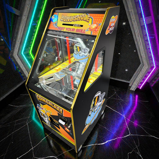 2026 Self Filling Hopper Coin Quarter Pusher Machine w/ Changer Bonus ORANGE