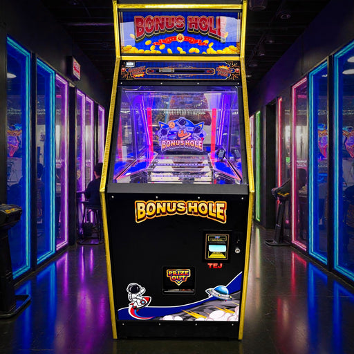 Coin Quarter Pusher Machine W/ Bill Coin Changer & Bonus Hole