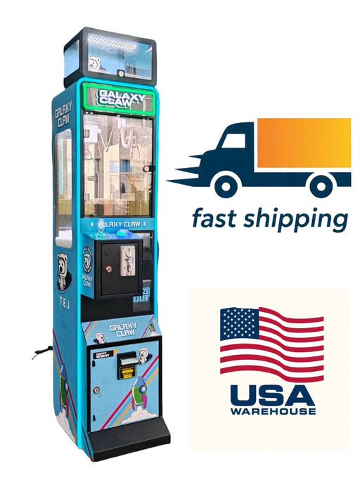 Mega Ultra Mini Plush Duck Prize Claw Crane Arcade Game Machine NEW Bill Changer