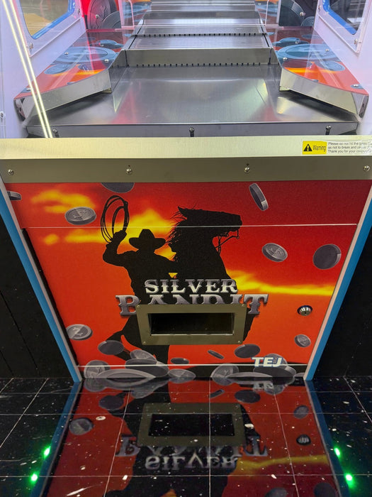 Quarter Coin Token Pusher Machine *Fast Shipping* Silver Bandit