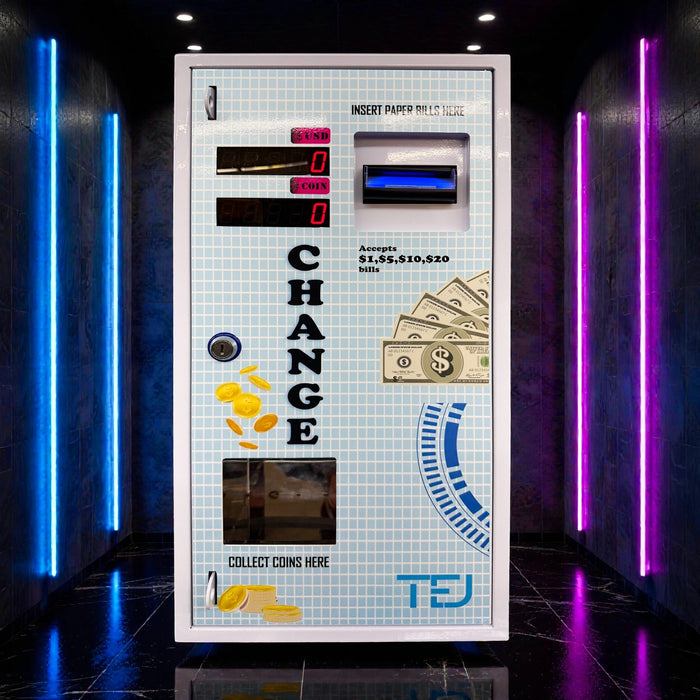 TEJ COIN BILL CHANGER ICT HOPPER WHITE TALL 2026 MODEL