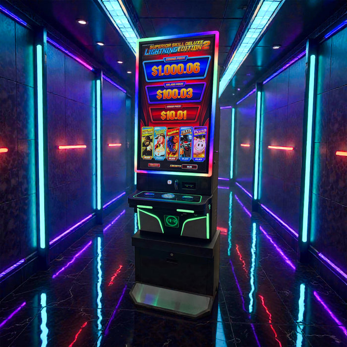 43” VECTOR Cabinet | Metal Skill Game & Slot Cabinet